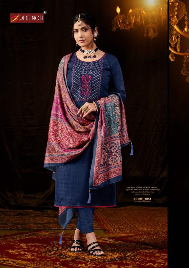 Roli Moli Anika 2 Exclusive Wear Designer Pashmina Collection